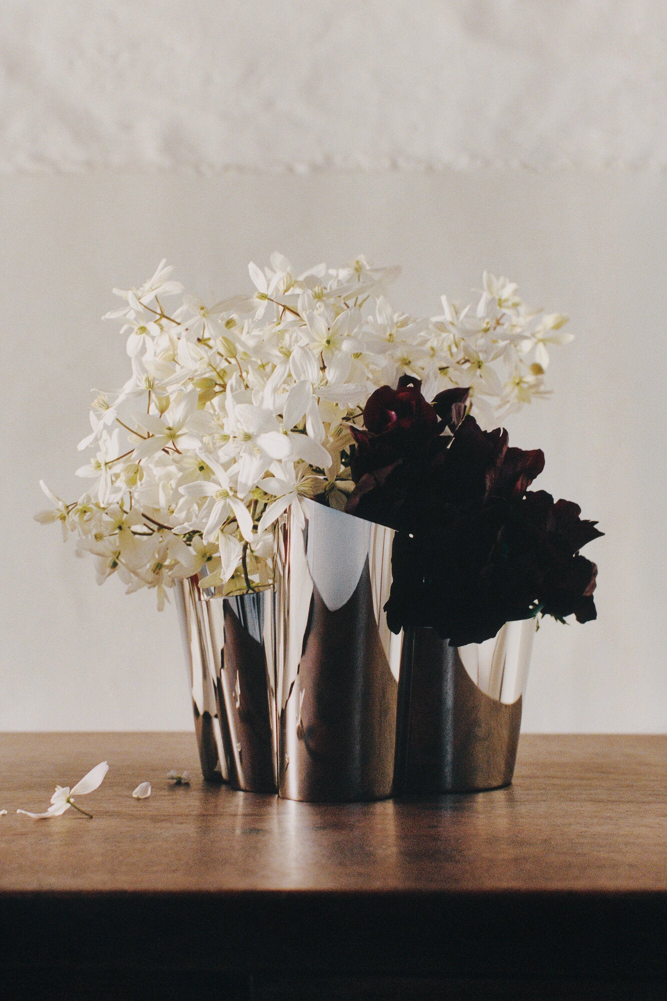 Fold vase, stor - Rustfrit Stål